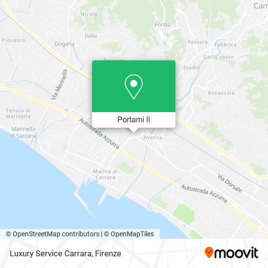 Mappa Luxury Service Carrara
