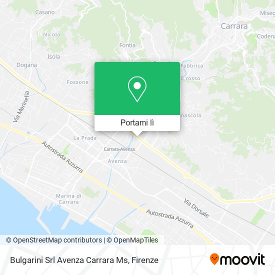 Mappa Bulgarini Srl Avenza Carrara Ms
