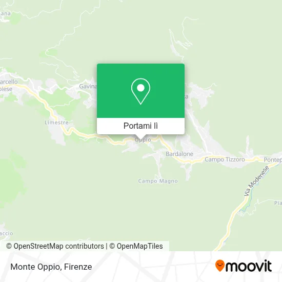 Mappa Monte Oppio