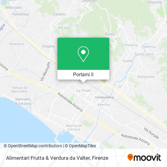 Mappa Alimentari Frutta & Verdura da Valter
