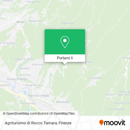 Mappa Agriturismo di Rocco Tamara