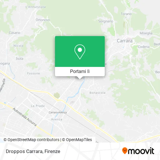 Mappa Droppos Carrara