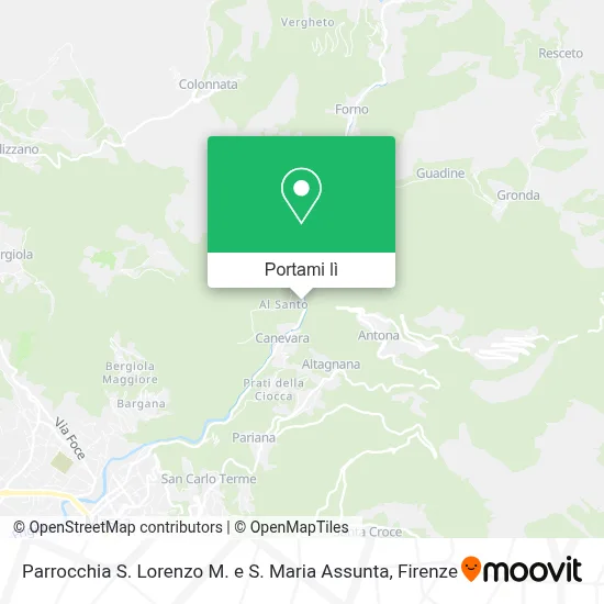 Mappa Parrocchia S. Lorenzo M. e S. Maria Assunta