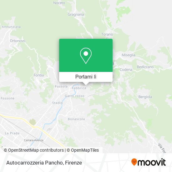 Mappa Autocarrozzeria Pancho