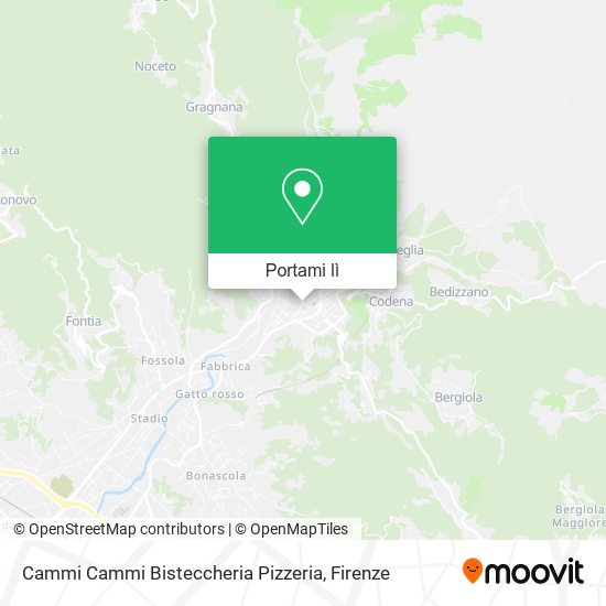 Mappa Cammi Cammi Bisteccheria Pizzeria