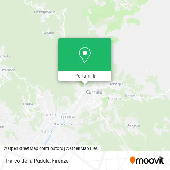 Mappa Parco della Padula