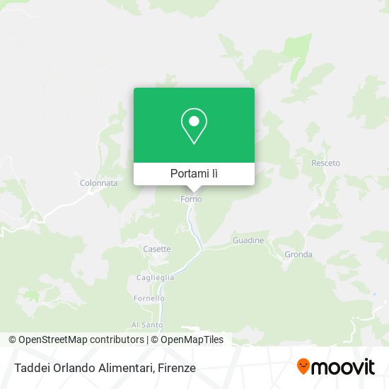 Mappa Taddei Orlando Alimentari