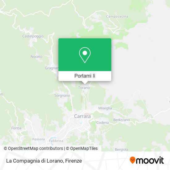 Mappa La Compagnia di Lorano
