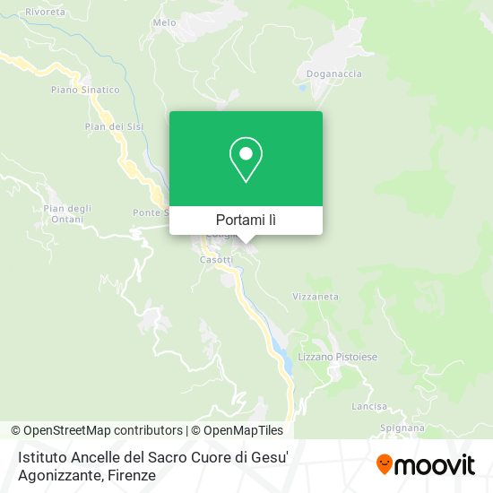Mappa Istituto Ancelle del Sacro Cuore di Gesu' Agonizzante