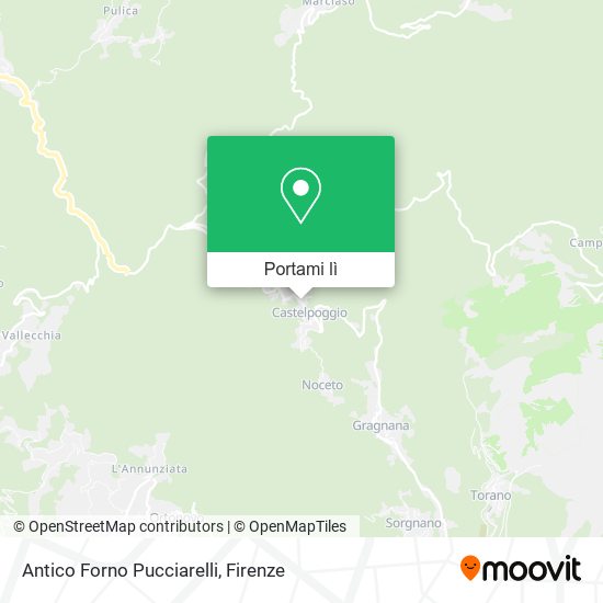 Mappa Antico Forno Pucciarelli