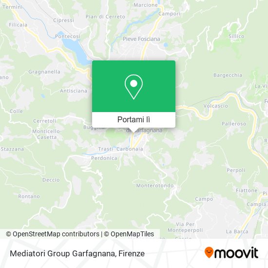 Mappa Mediatori Group Garfagnana