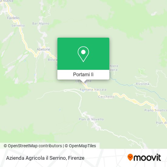 Mappa Azienda Agricola il Serrino