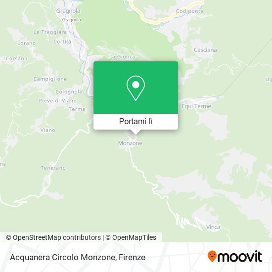 Mappa Acquanera Circolo Monzone