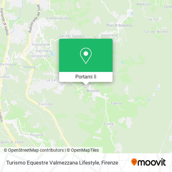 Mappa Turismo Equestre Valmezzana Lifestyle