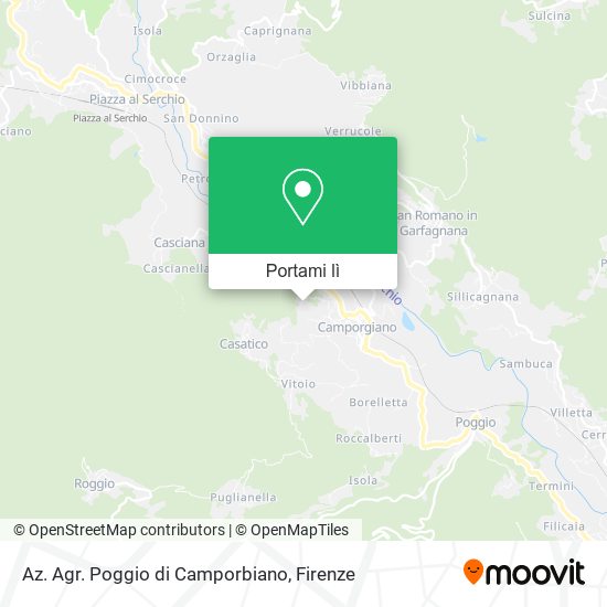 Mappa Az. Agr. Poggio di Camporbiano