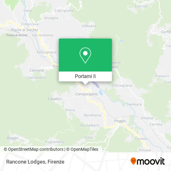 Mappa Rancone Lodges