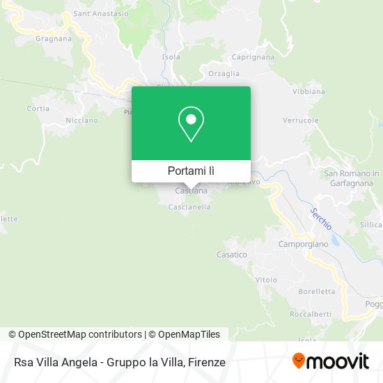 Mappa Rsa Villa Angela - Gruppo la Villa