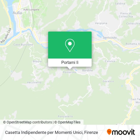 Mappa Casetta Indipendente per Momenti Unici