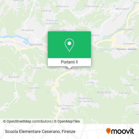 Mappa Scuola Elementare Ceserano