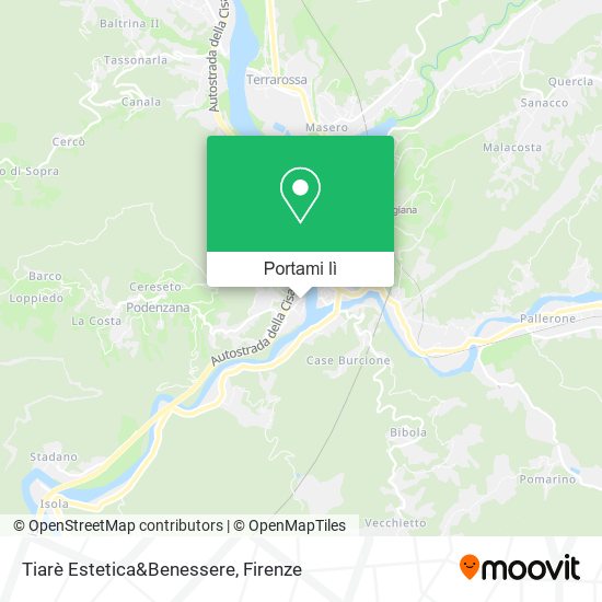 Mappa Tiarè Estetica&Benessere