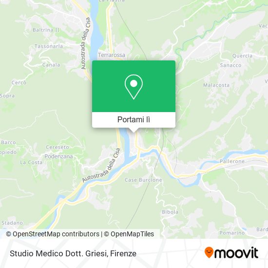 Mappa Studio Medico Dott. Griesi