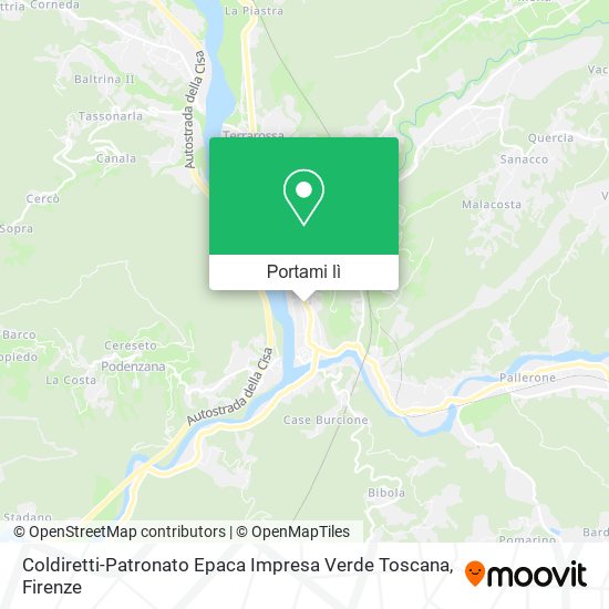Mappa Coldiretti-Patronato Epaca Impresa Verde Toscana