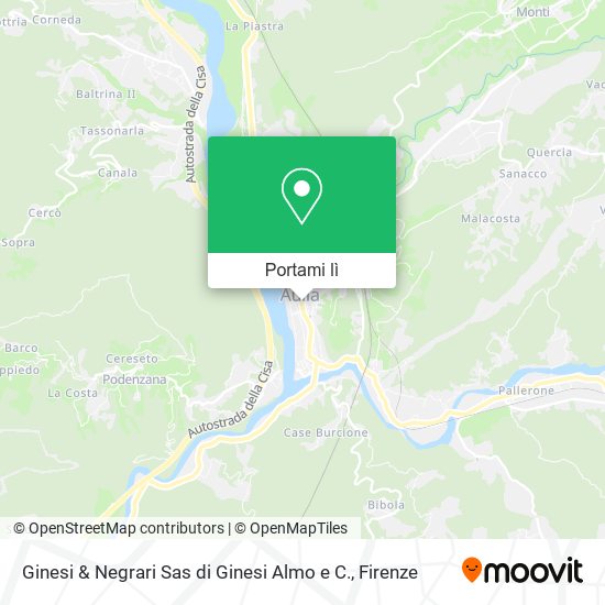 Mappa Ginesi & Negrari Sas di Ginesi Almo e C.