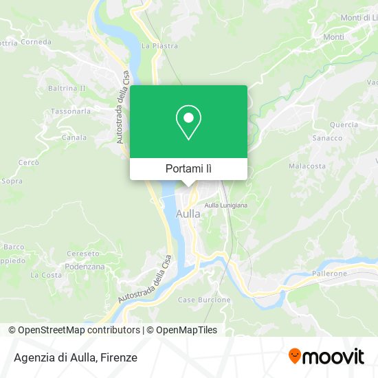 Mappa Agenzia di Aulla