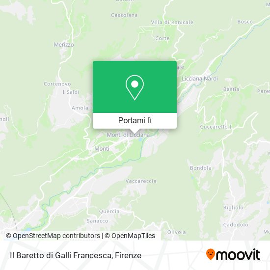 Mappa Il Baretto di Galli Francesca