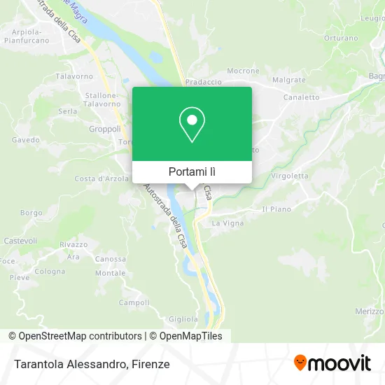 Mappa Tarantola Alessandro