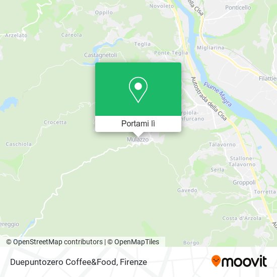 Mappa Duepuntozero Coffee&Food