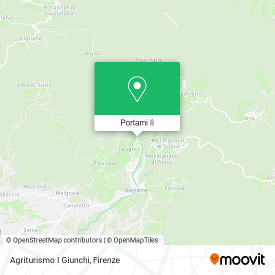 Mappa Agriturismo I Giunchi