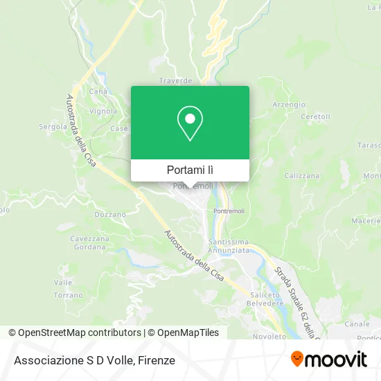 Mappa Associazione S D Volle