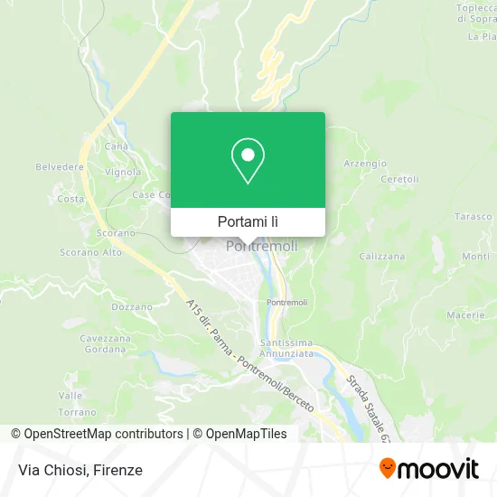 Mappa Via Chiosi