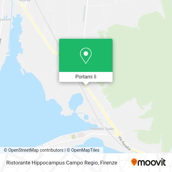 Mappa Ristorante Hippocampus Campo Regio