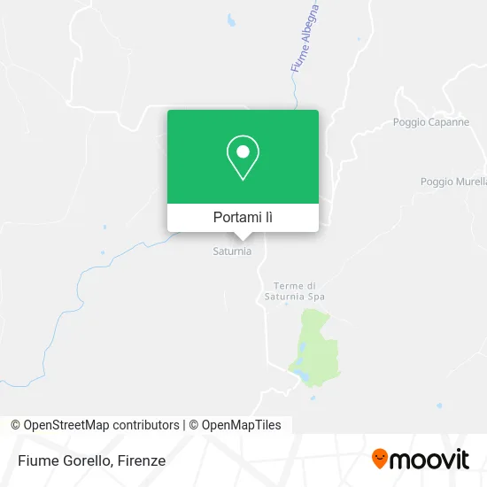 Mappa Fiume Gorello
