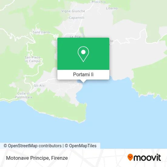 Mappa Motonave Principe