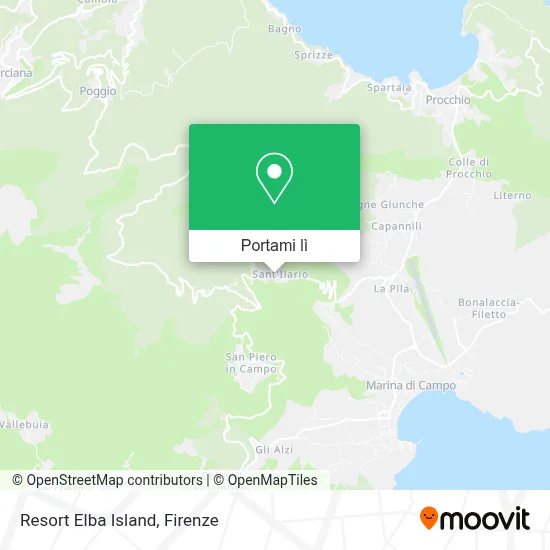 Mappa Resort Elba Island