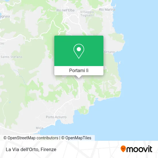 Mappa La Via dell'Orto