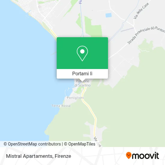 Mappa Mistral Apartaments