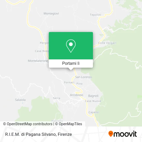 Mappa R.I.E.M. di Pagana Silvano