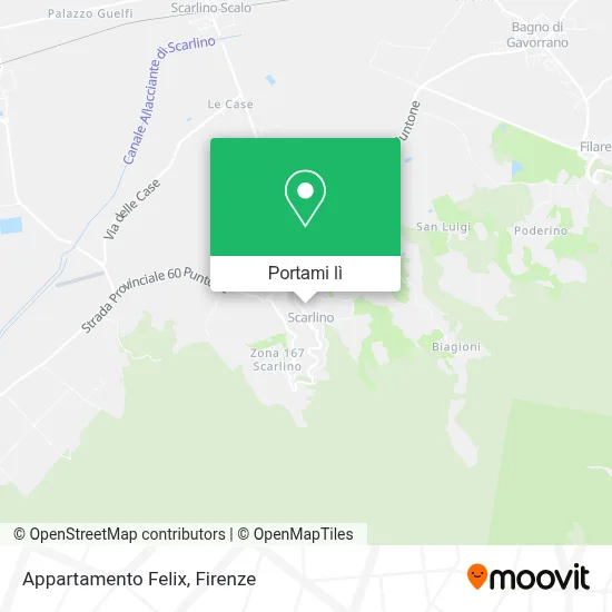 Mappa Appartamento Felix