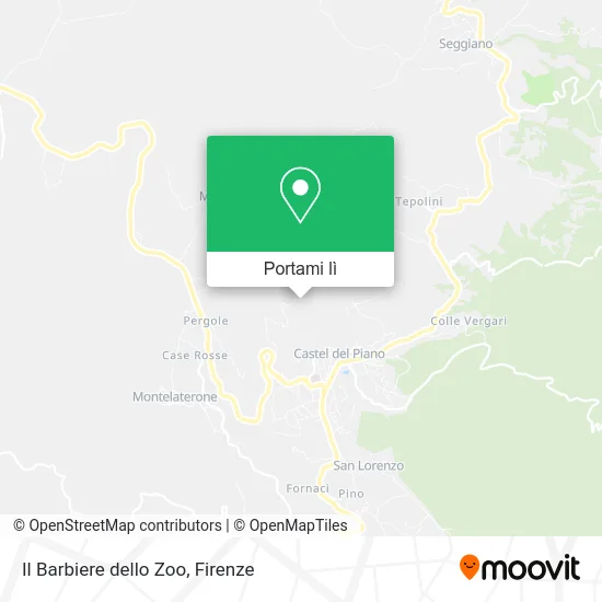 Mappa Il Barbiere dello Zoo