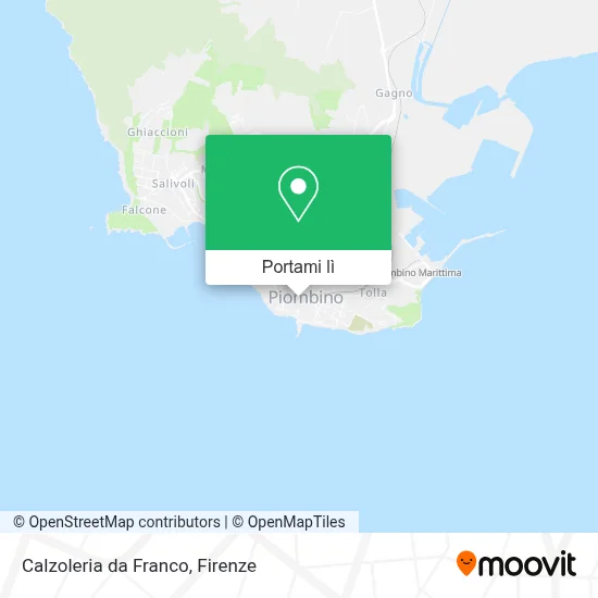 Mappa Calzoleria da Franco