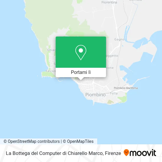 Mappa La Bottega del Computer di Chiarello Marco