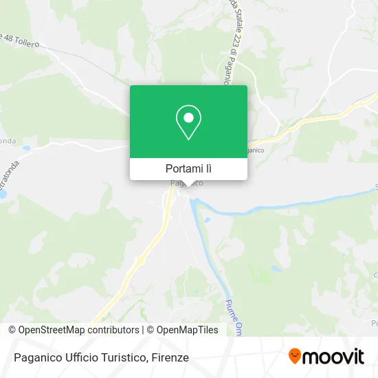 Mappa Paganico Ufficio Turistico