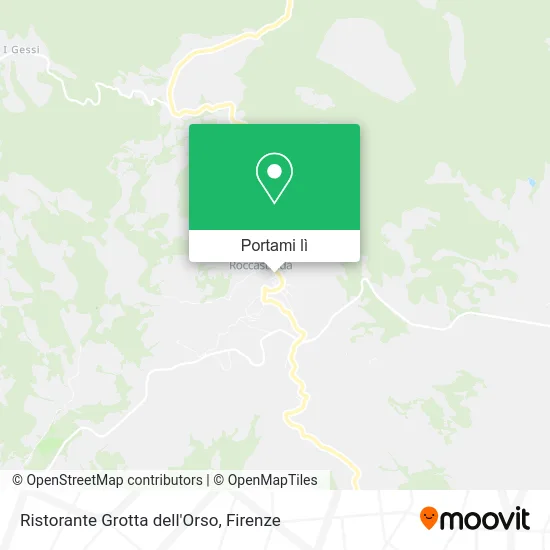 Mappa Ristorante Grotta dell'Orso
