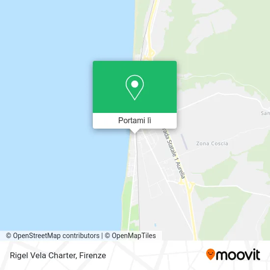 Mappa Rigel Vela Charter