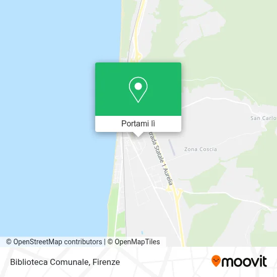 Mappa Biblioteca Comunale