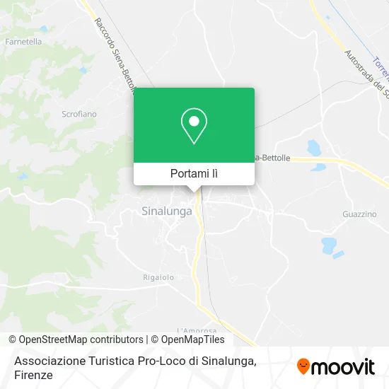Mappa Associazione Turistica Pro-Loco di Sinalunga